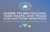 guide to recycling yard waste and trash collection services