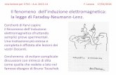 la legge di Faraday-Neumann-Lenz.