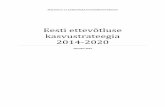 Eesti ettevõtluse kasvustrateegia 2014-2020