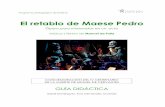 Guía didáctica "El retablo de Maese Pedro"