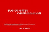 Revista Ortodoxa Nr. 1/2013