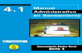4.1 Manual Administrativo en Saneamiento
