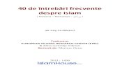 40 de întrebări frecvente despre islam PDF