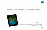 Growing Digital Economy : Empowering FinTech