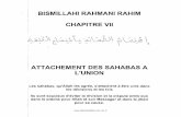 BISMILLAHI RAHMANI RAHIM CHAPITRE VII · ATTACHEMENT ...