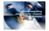 Proces strategijskog menadžmenta i moguće strategije Proces ...