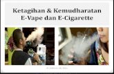 Kesan Ketagihan dan Kemudharatan Rokok Elektronik (E-Cigarette)