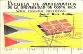 La escuela de Matemática de la Universidad de Costa Rica