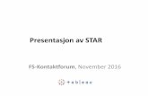 Presentasjon av STAR