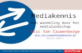 Mediakennis - Wandeling door het Vlaamse Medialandschap -2016