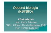 Obecná biologie (KBI/BIO)