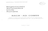 RACR-AD-COMSS, Ediţia 1 / 1999
