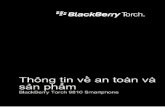 BlackBerry Torch 9810 Smartphone - Thông tin về an toàn và sản ...