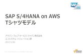 SAP S/4HANA on AWS Tシャツモデル