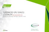 Supermicro Nvdia GPU Sunucu Çözümleri