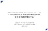 Convolutional Neural Netwoks で自然言語処理をする
