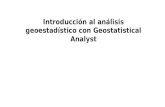 Introducción al análisis geoestadístico con geostatistical analyst