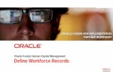 17   define workforce records