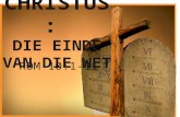 7 febr 2016 Christus - die einde van die wet