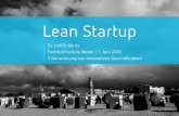 The Lean Startup - Generierung innovativer Geschäftsideen