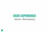 Presentación de UX en Applying Consulting