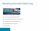 Marketing automation made easy