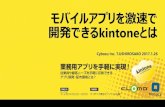 kintone mobile cloud seminar 20170126
