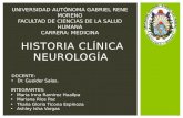 Historia clínica neuro
