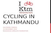 Cycling in Kathmandu