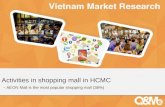 Activities in shopping mall in Ho Chi Minh City