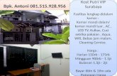 Kost Putri Exclusive dekat RS Haji Surabaya, 081.515.928.956