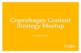 Copenhagen Content Strategy Meetup Sep 15 (in Danish)