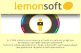 Lemonsoft toiminnanohjaus - Work Leader Finland Oy