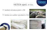 Netex - výroba plsti a netkaných textilií
