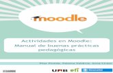 Actividades en Moodle: Manual de buenas prácticas pedagógicas
