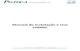 Manual de Instalação e Uso LH600C