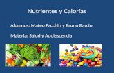 Nutrientes y calorías