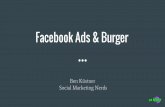 Ben Küstner: Wie wir 30.000 Burger mit Facebook-Ads verkauft haben