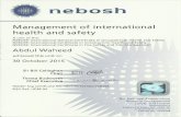 Nebosh Certificate