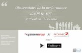 Banque Palatine OpinionWay Observatoire de la performance des PME-ETI Banque Palatine avril 2014