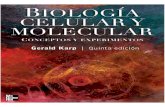 Libro biologia celular y molecular   karp - 5ed