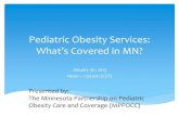 Pediatric Obesity Services: What's Covered in MN?