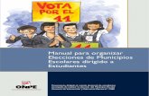 Manual para organizar Elecciones de Municipios Escolares dirigido ...