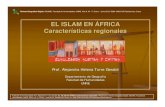 EL ISLAM EN ÁFRICA. Características regionales