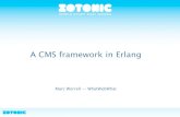 A CMS framework in Erlang
