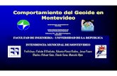 Comportamiento del Geoide en Montevideo