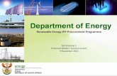 Renewable Energy IPP Procurement Programme