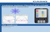 Casio FX-CP400 ohjekirja