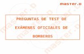 Test examenes oficiales oposiciones bomberos - MasterD