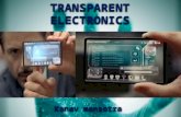 Transparent electronics